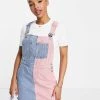 Urban Revivo Colour Block Dungaree Dress In Blue And Pink For Women Multi -Urban Revivo Sales unnamed file 10