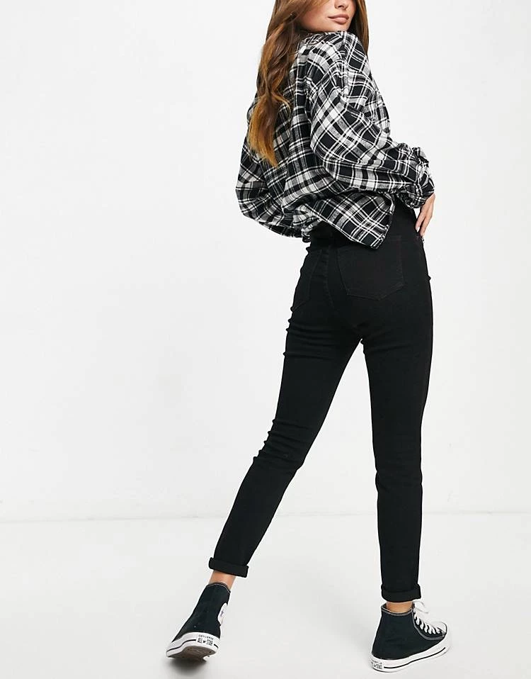 Urban Revivo Skinny Jeans In Black For Women 6 Urban Revivo Skinny Jeans In Black For Women - Image 4