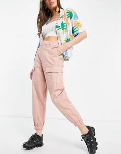 Urban Revivo Baggy Utility Trousers In Pink For Women 11 Urban Revivo Baggy Utility Trousers In Pink For Women -Urban Revivo Sales unnamed file 1013