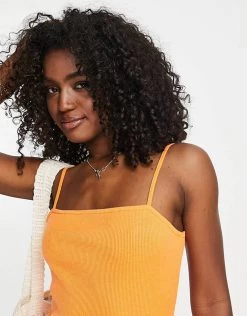 Urban Revivo Bodycon Midi Dress In Orange For Women -Urban Revivo Sales unnamed file 102