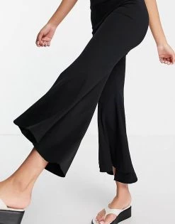 Urban Revivo Flared Trousers In Black For Women -Urban Revivo Sales unnamed file 1021