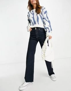 Urban Revivo High Waist Straight Leg Jeans In Dark Blue For Women 10 Urban Revivo High Waist Straight Leg Jeans In Dark Blue For Women -Urban Revivo Sales unnamed file 1027