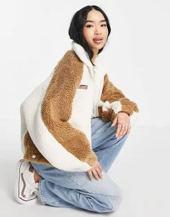 Urban Revivo Zip Front Fleece In Beige For Women 11 Urban Revivo Zip Front Fleece In Beige For Women -Urban Revivo Sales unnamed file 1063