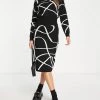 Urban Revivo Knitted Co-ord Set In Black -Urban Revivo Sales unnamed file 1114
