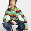 Urban Revivo High Neck Knitted Jumper In Multi For Women 2 Urban Revivo High Neck Knitted Jumper In Multi For Women -Urban Revivo Sales unnamed file 1128