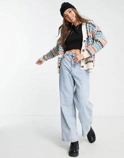 Urban Revivo Oversized Caridgan In Spot Print For Women Multi-color -Urban Revivo Sales unnamed file 1176