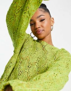 Urban Revivo Pointelle Knitted Jumper In Green For Women 9 Urban Revivo Pointelle Knitted Jumper In Green For Women -Urban Revivo Sales unnamed file 1215