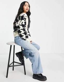 Urban Revivo Dogtooth Cardigan In Multi For Women -Urban Revivo Sales unnamed file 1231