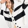 Urban Revivo Stripe Cardigan In White For Women -Urban Revivo Sales unnamed file 1243