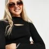 Urban Revivo Cut Out Knitted Jumper In Black For Women -Urban Revivo Sales unnamed file 1253