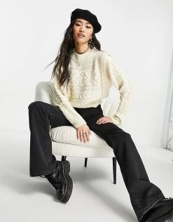 Urban Revivo Cable Knitted Jumper In Beige For Women 10 Urban Revivo Cable Knitted Jumper In Beige For Women -Urban Revivo Sales unnamed file 1261