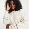 Urban Revivo Oversized Sweatshirt In Beige For Women