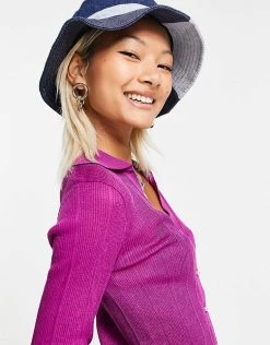 Urban Revivo Knitted Cardigan With Open Collar In Purple For Women -Urban Revivo Sales unnamed file 1310