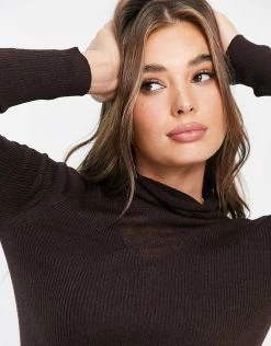 Urban Revivo Knitted Roll Neck Jumper In Brown For Women 9 Urban Revivo Knitted Roll Neck Jumper In Brown For Women -Urban Revivo Sales unnamed file 1340