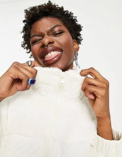 Urban Revivo Faux Fur Fleece In White For Women -Urban Revivo Sales unnamed file 1385