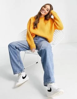 Urban Revivo Knitted Jumper In Orange For Women Apricot -Urban Revivo Sales unnamed file 1406