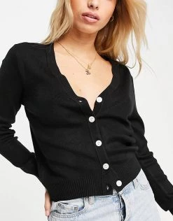 Urban Revivo Knitted Cardigan In Black For Women -Urban Revivo Sales unnamed file 1435
