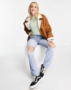 Urban Revivo Cropped Knitted Jumper In Green For Women -Urban Revivo Sales unnamed file 1456