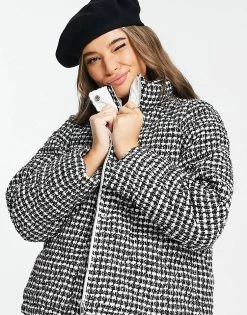 Urban Revivo Padded Jacket In Grey Print For Women Grey Checkered 9 Urban Revivo Padded Jacket In Grey Print For Women Grey Checkered -Urban Revivo Sales unnamed file 1525