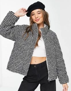 Urban Revivo Padded Jacket In Grey Print For Women Grey Checkered 11 Urban Revivo Padded Jacket In Grey Print For Women Grey Checkered -Urban Revivo Sales unnamed file 1527