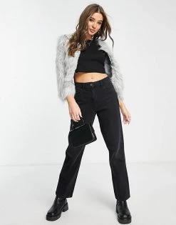 Urban Revivo Faux Fur Jacket In Grey For Women 9 Urban Revivo Faux Fur Jacket In Grey For Women -Urban Revivo Sales unnamed file 1545