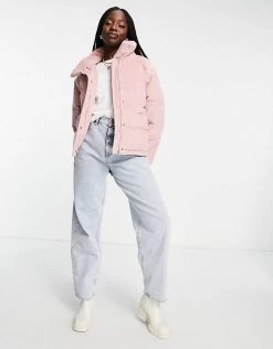 Urban Revivo Cord Padded Short Jacket In Pink For Women -Urban Revivo Sales unnamed file 1601