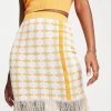 Urban Revivo Co-ord Knitted Mini Skirt With Fringing In Orange Check For Women -Urban Revivo Sales unnamed file 1768