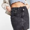 Urban Revivo Assymetric Denim Mini Skirt In Black For Women -Urban Revivo Sales unnamed file 1793