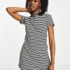 Urban Revivo Polo Neck Mini Dress In Grey Stripe Print For Women -Urban Revivo Sales unnamed file 180