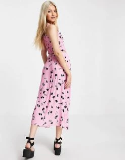 Urban Revivo Co-ord Floral Print Midi Skirt In Pink For Women Multi -Urban Revivo Sales unnamed file 1901