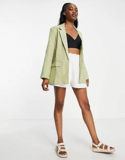 Urban Revivo Relaxed Blazer In Green For Women 9 Urban Revivo Relaxed Blazer In Green For Women -Urban Revivo Sales unnamed file 1955