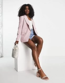 Urban Revivo Double Breasted Blazer In Pink For Women -Urban Revivo Sales unnamed file 2000