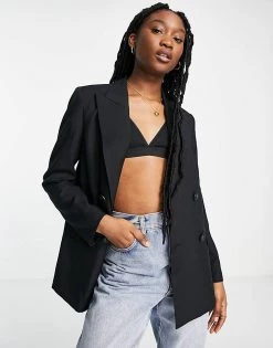 Urban Revivo Relaxed Blazer In Black For Women