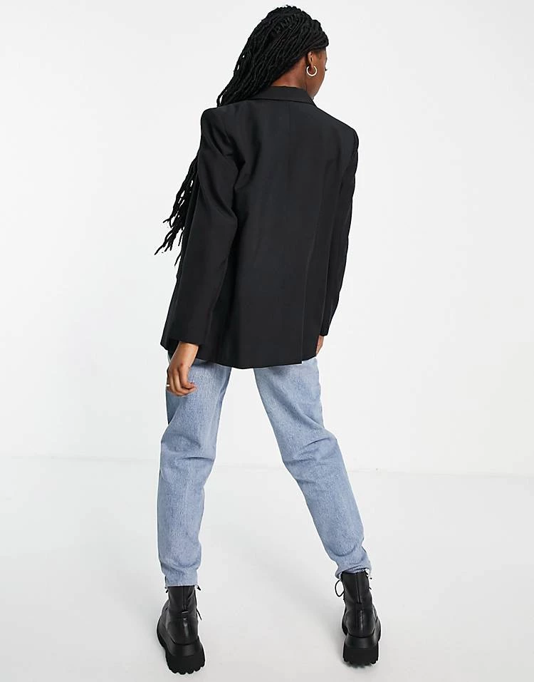Urban Revivo Relaxed Blazer In Black For Women 4 Urban Revivo Relaxed Blazer In Black For Women - Image 2