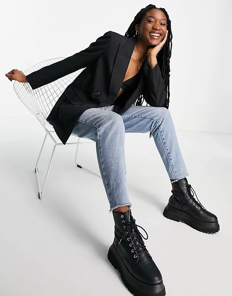 Urban Revivo Relaxed Blazer In Black For Women 6 Urban Revivo Relaxed Blazer In Black For Women - Image 4