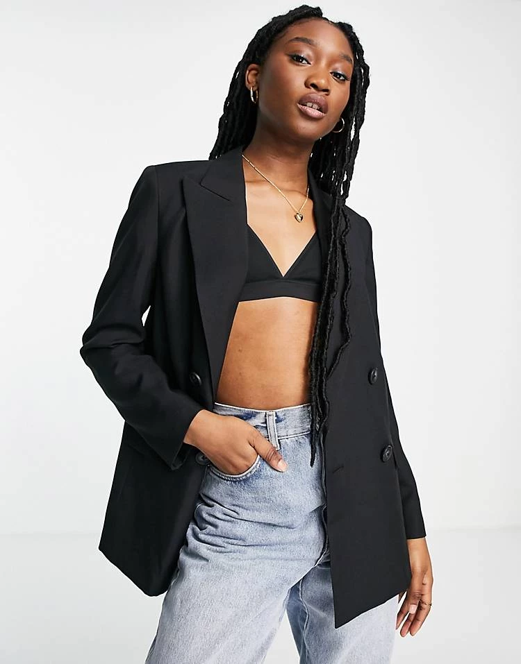 Urban Revivo Relaxed Blazer In Black For Women 7 Urban Revivo Relaxed Blazer In Black For Women - Image 5