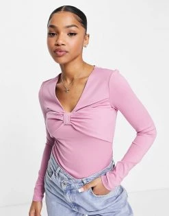 Urban Revivo Bow Front Long Sleeve Top In Pink For Women 10 Urban Revivo Bow Front Long Sleeve Top In Pink For Women -Urban Revivo Sales unnamed file 2086
