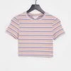 Urban Revivo Ribbed T-shirt In Stripe Print For Women Multi -Urban Revivo Sales unnamed file 2128