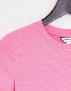 Urban Revivo Ribbed T-shirt In Pink For Women -Urban Revivo Sales unnamed file 2140