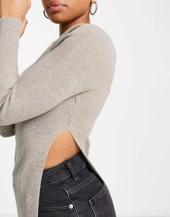 Urban Revivo Knitted Longline Top In Taupe For Women -Urban Revivo Sales unnamed file 2150