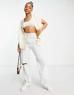 Urban Revivo Cable Knit Vest In White For Women -Urban Revivo Sales unnamed file 2185