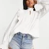 Urban Revivo Frill Detail Blouse In White For Women -Urban Revivo Sales unnamed file 2223