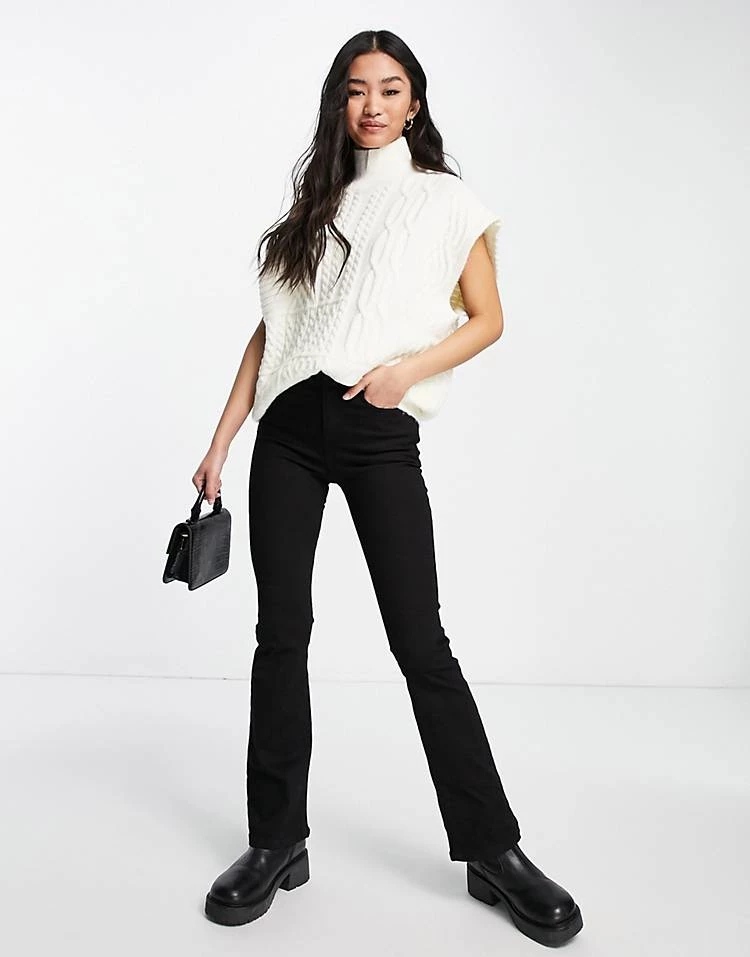 Urban Revivo Cable Knit Vest In Off White For Women 4 Urban Revivo Cable Knit Vest In Off White For Women - Image 2