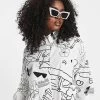 Urban Revivo Abstract Printed Shirt In White For Women -Urban Revivo Sales unnamed file 2288