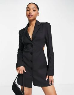 Urban Revivo Tailored Blazer Mini Dress In Black For Women -Urban Revivo Sales unnamed file 229