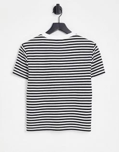 Urban Revivo Round Neck Jersey Top In Green Stripe For Women -Urban Revivo Sales unnamed file 2294