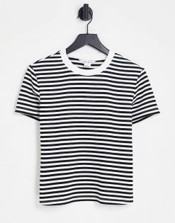 Urban Revivo Round Neck Jersey Top In Green Stripe For Women -Urban Revivo Sales unnamed file 2297