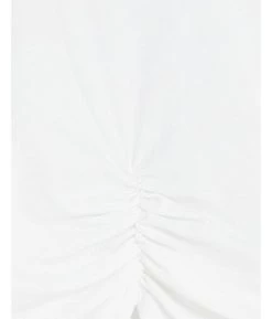 Urban Revivo Cropped Ruched Detail Top In White For Women -Urban Revivo Sales unnamed file 2301