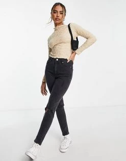 Urban Revivo Textured Long Sleeve Top In Beige For Women -Urban Revivo Sales unnamed file 2311