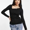 Urban Revivo Asymetric Top In Black For Women -Urban Revivo Sales unnamed file 2323
